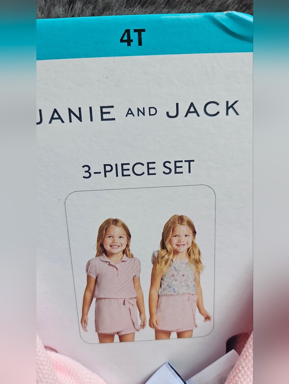 Janie and Jack Pink 3-Piece Girls Set